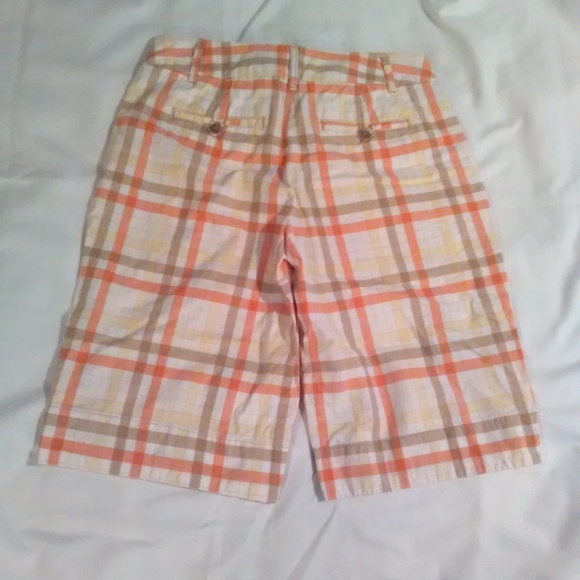 merona women's size 2 plaid shorts - Picture 2 of 3